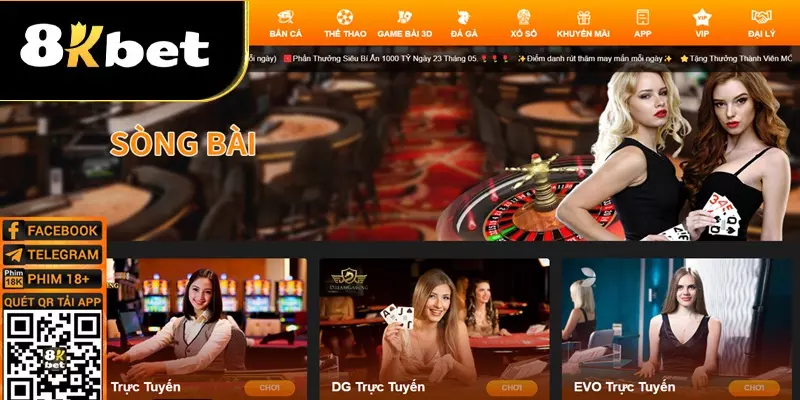Casino 8Kbet – Sân chơi giải trí, đánh bạc đỉnh cao nhất