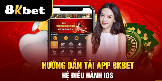 Tải app nhà cái 8KBET đối với hệ điều hành IOS cũng không quá phức tạp