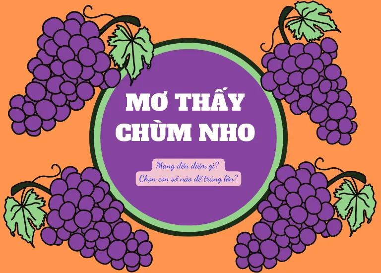 Mơ thấy chùm nho, vận may nào sẽ đến với bạn?